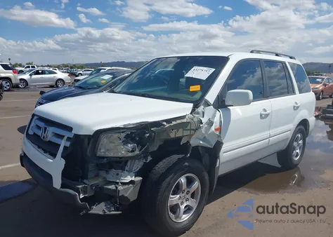 2007 Honda Pilot Ex из США, поврежденный, VIN 5FNYF28447B044339